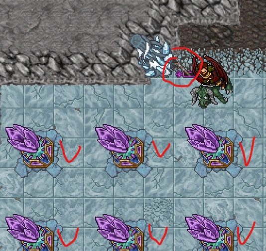 Purple crystal setup