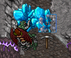 Destroy blue crystal