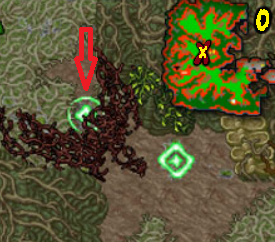 Green teleport to Two Lips floor after demon root